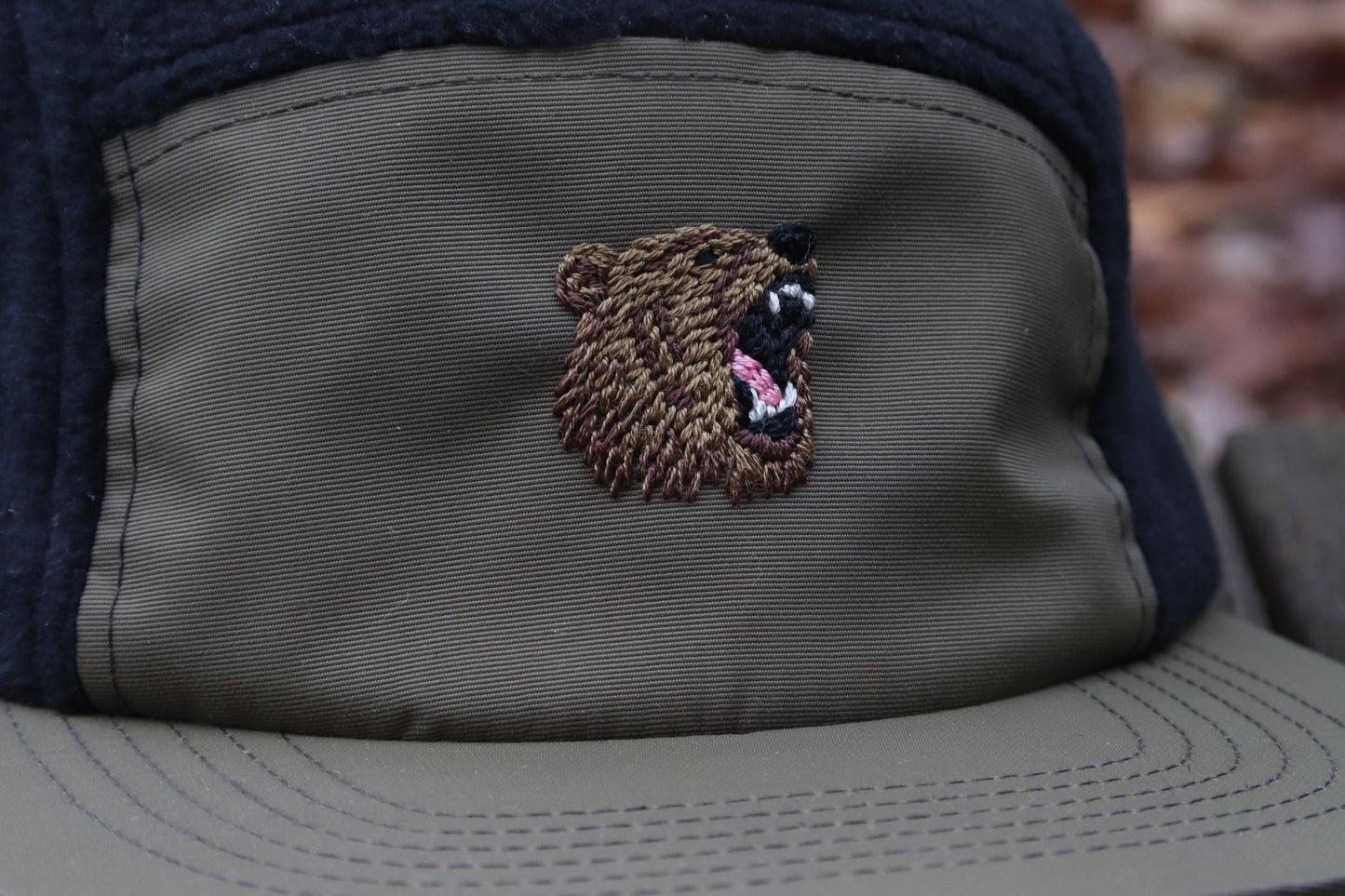 Angry Grizzly Fleece Cap