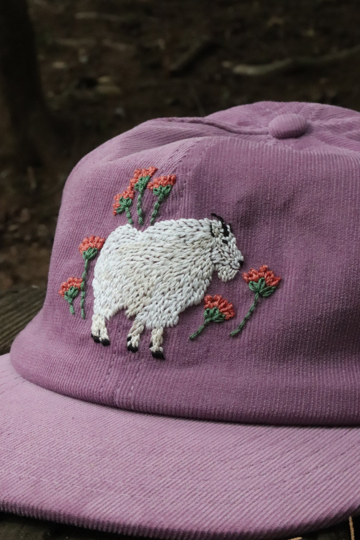Somewhere in the Rockies: Mountain Goat and Paintbrush