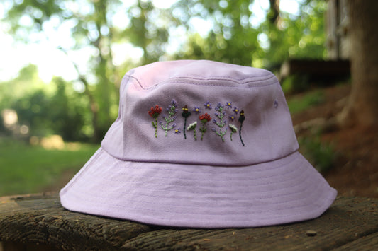 Lavender Bucket Blooms