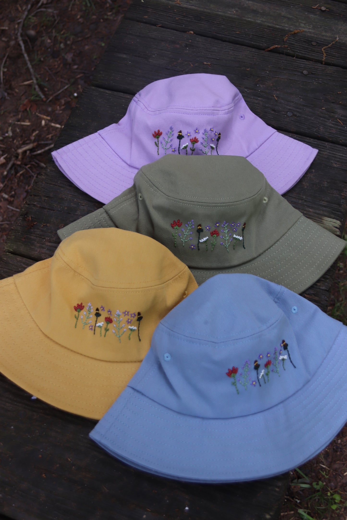 Forest Green Bucket Blooms