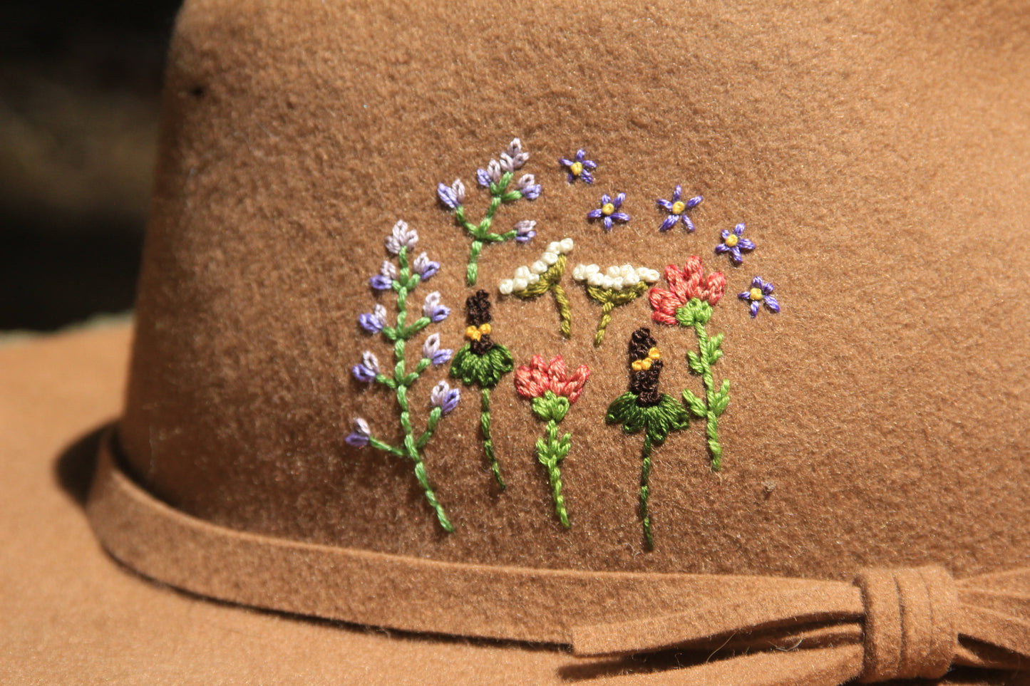 Wildflower Wool Hat