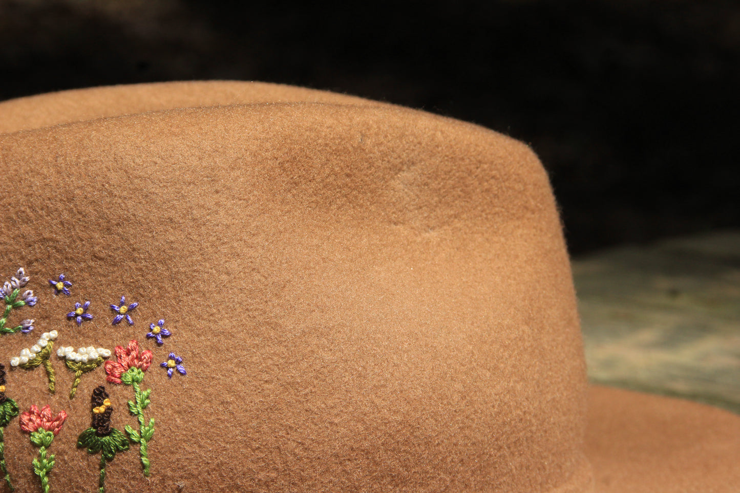 Wildflower Wool Hat