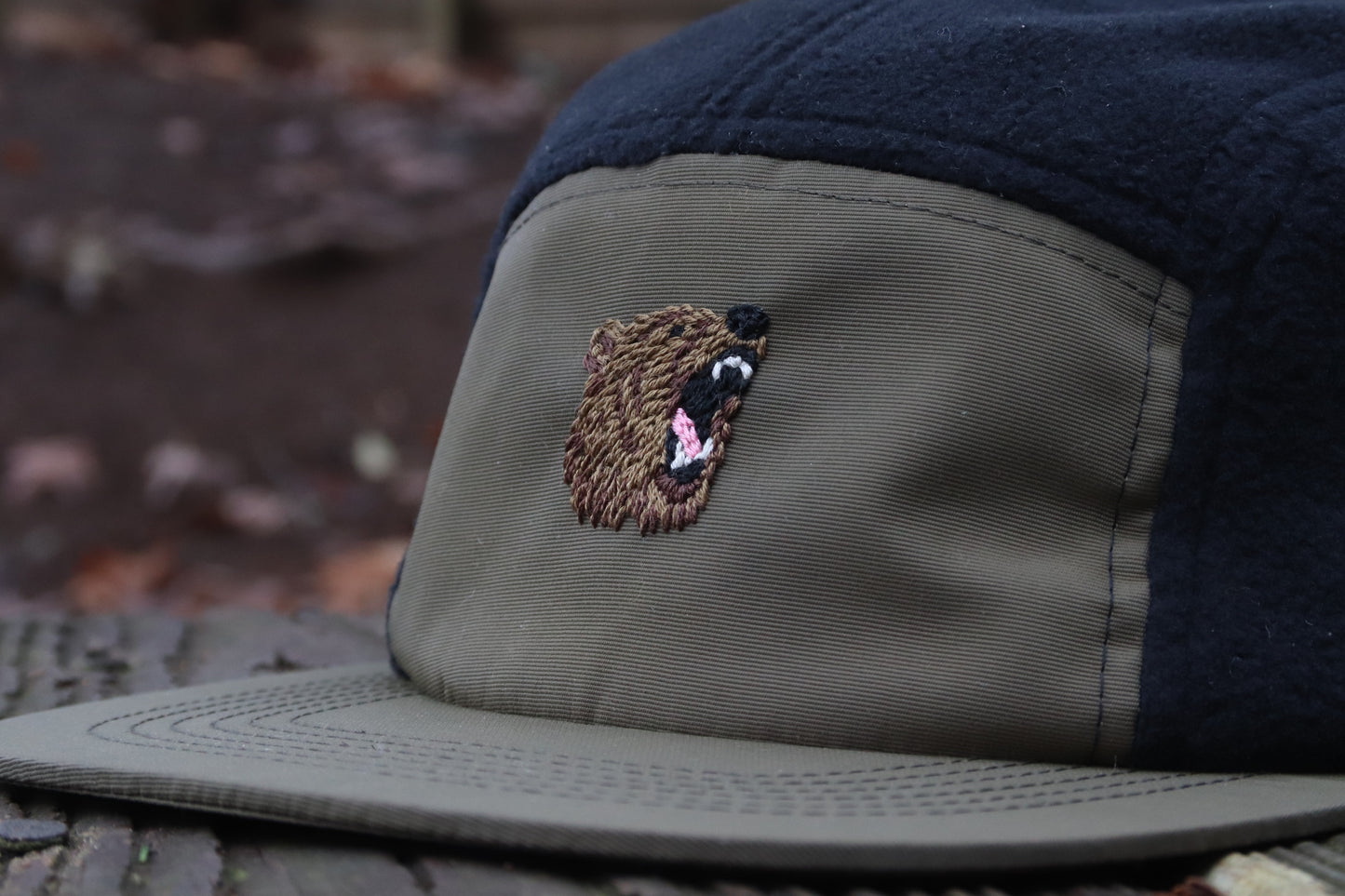 Angry Grizzly Fleece Cap