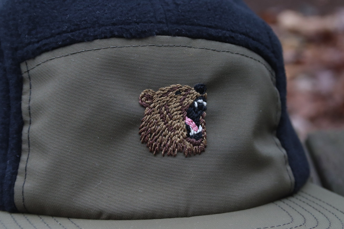 Angry Grizzly Fleece Cap