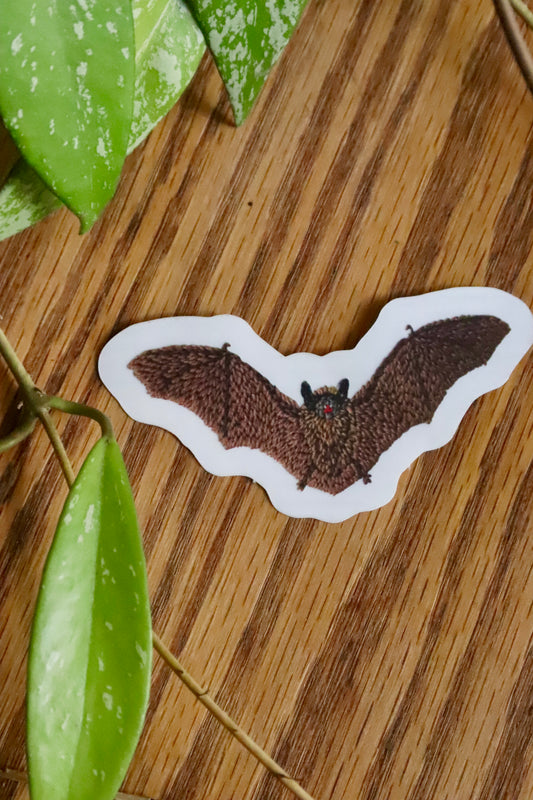 Little Brown Bat Sticker