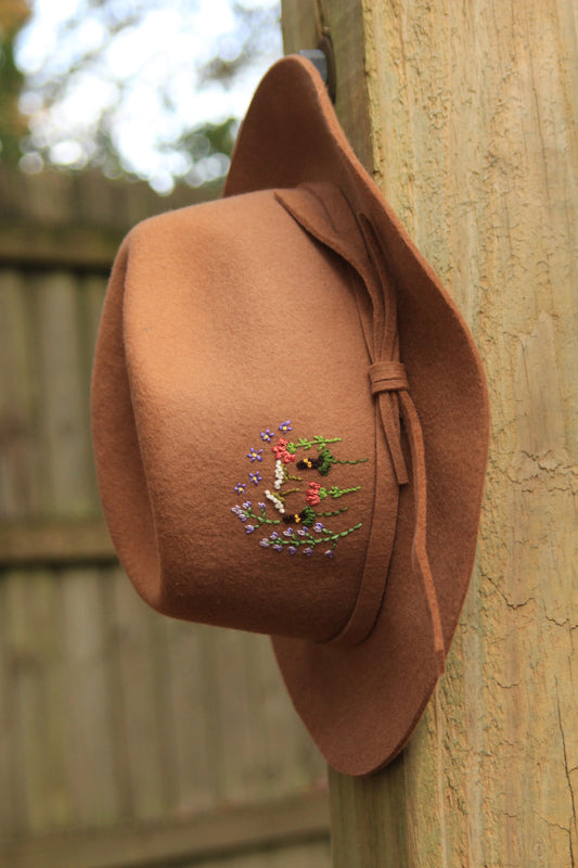 Wildflower Wool Hat