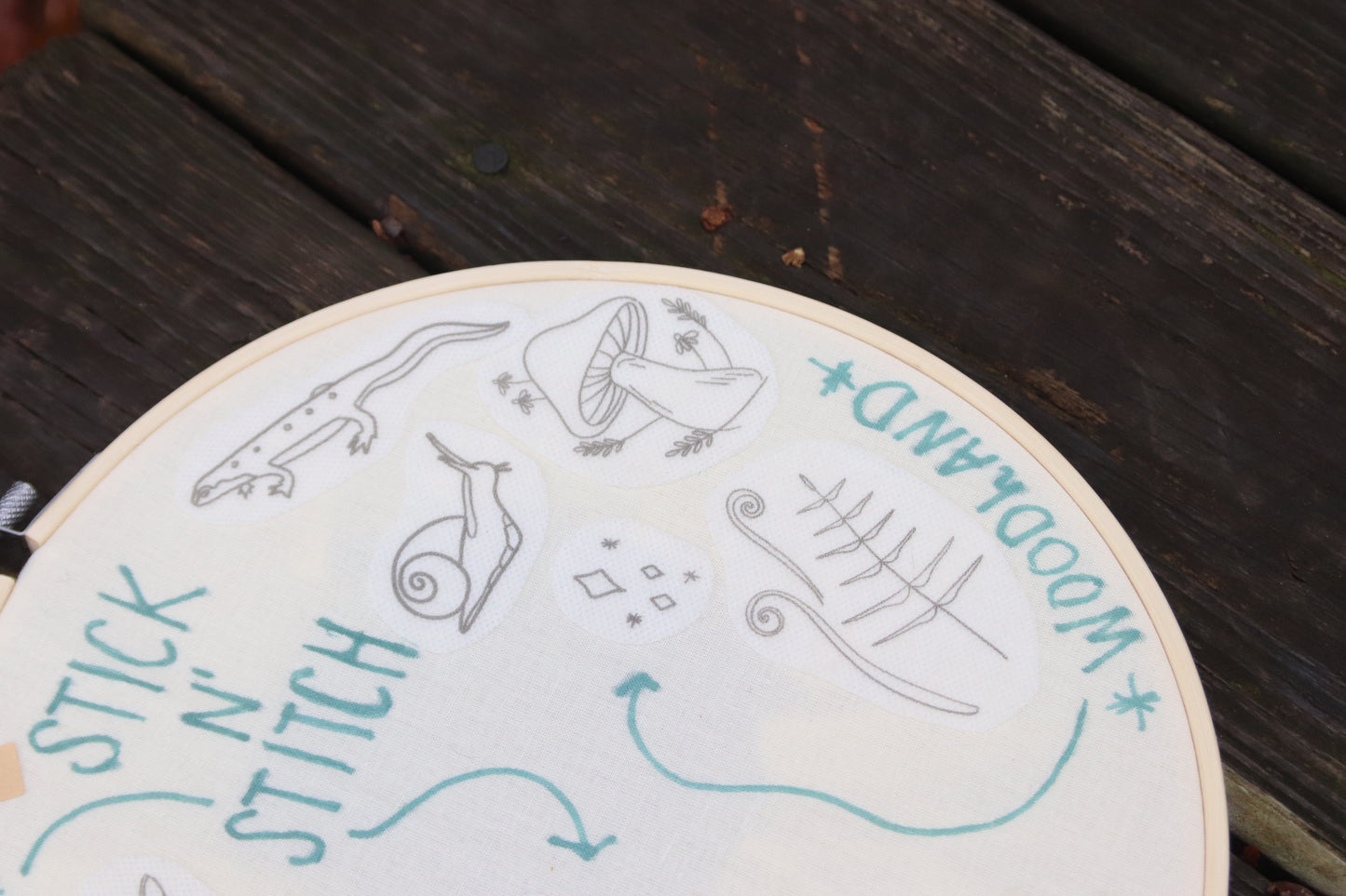 Woodland Stick N' Stitch Pack