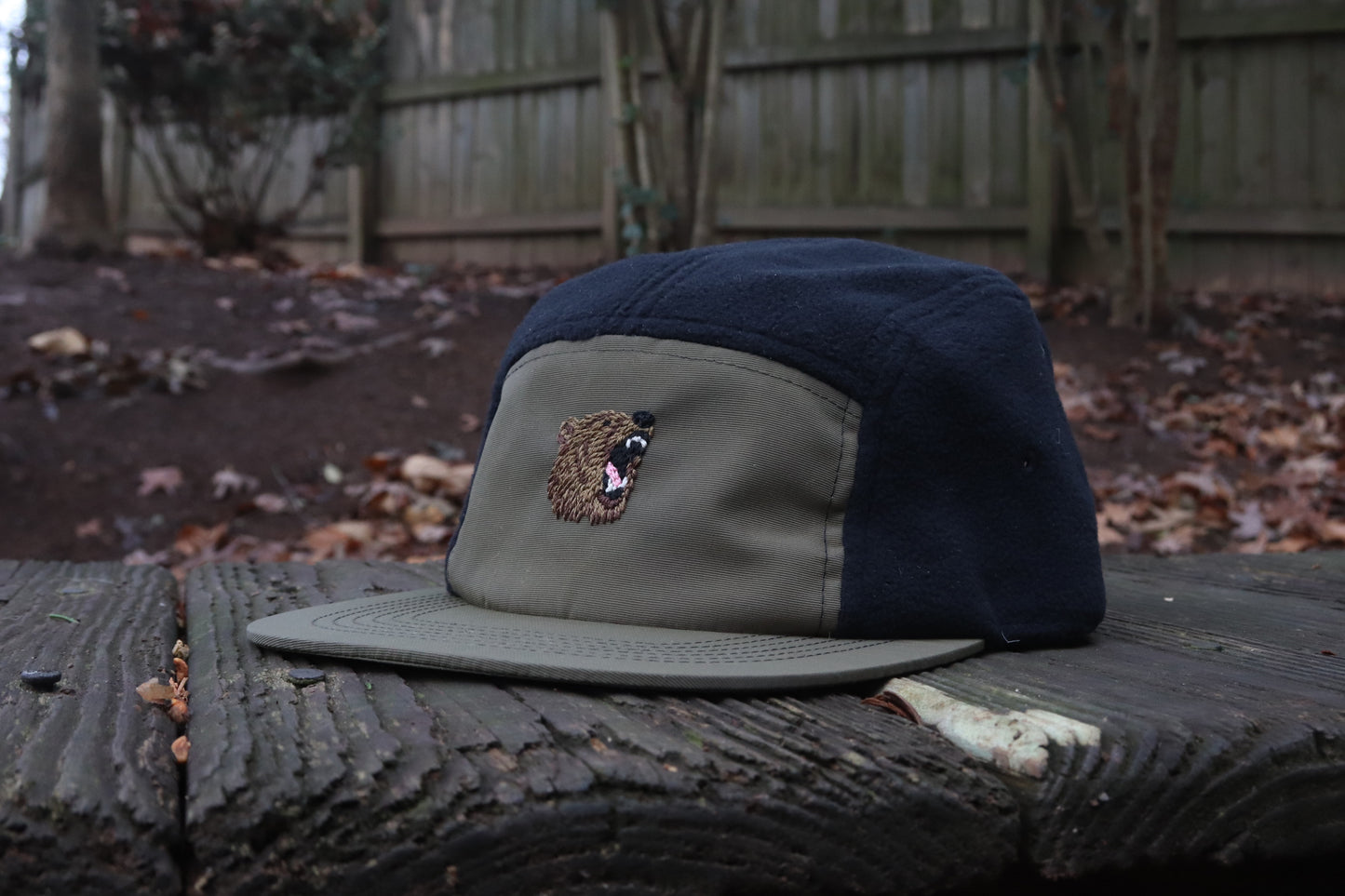 Angry Grizzly Fleece Cap