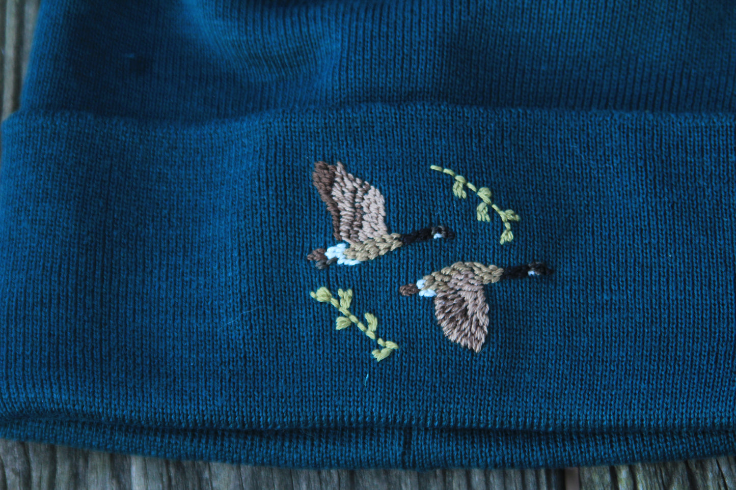 COMMUNITY Geese in Teal