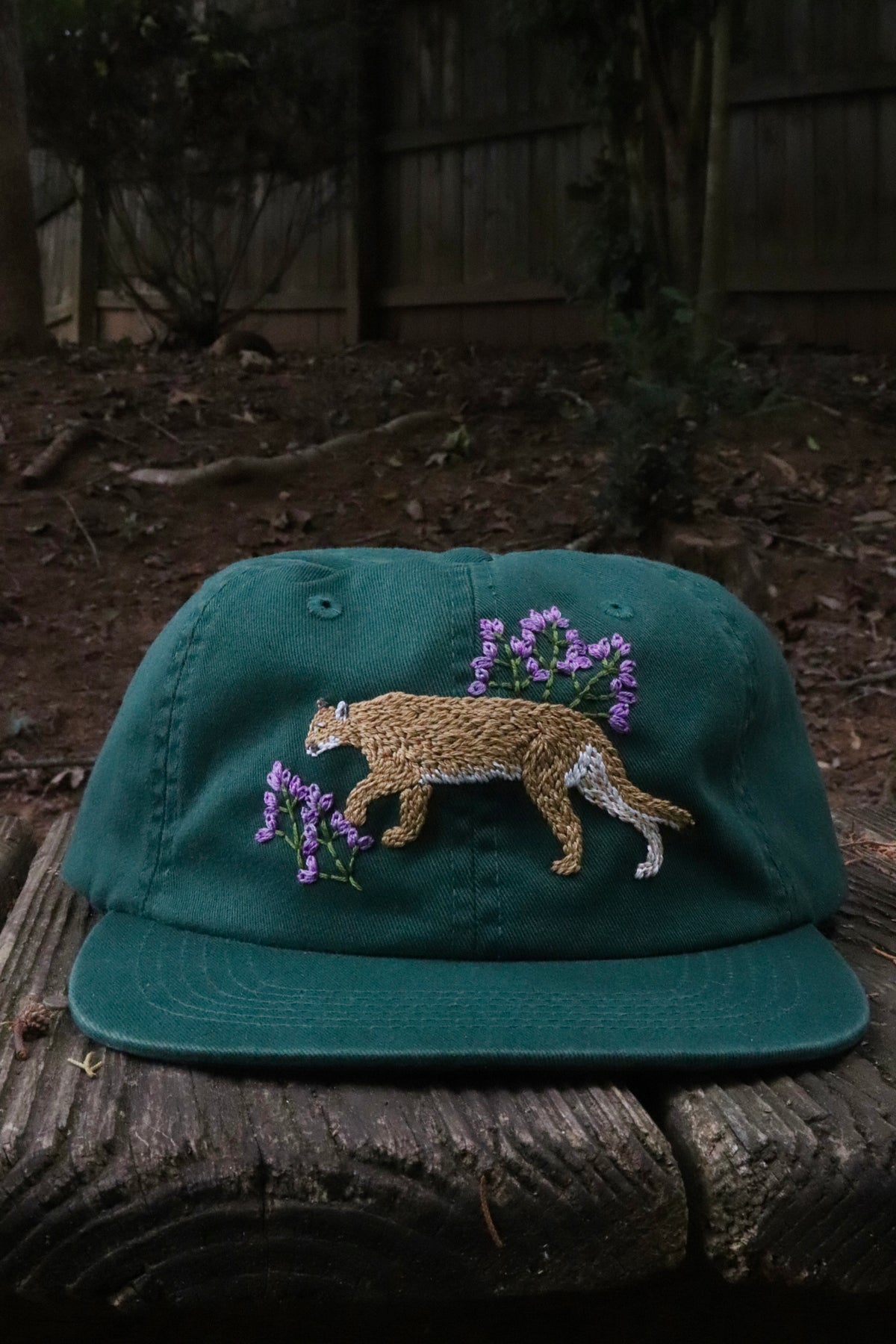 Somewhere in the Rockies: Mountain Lion and Lupine