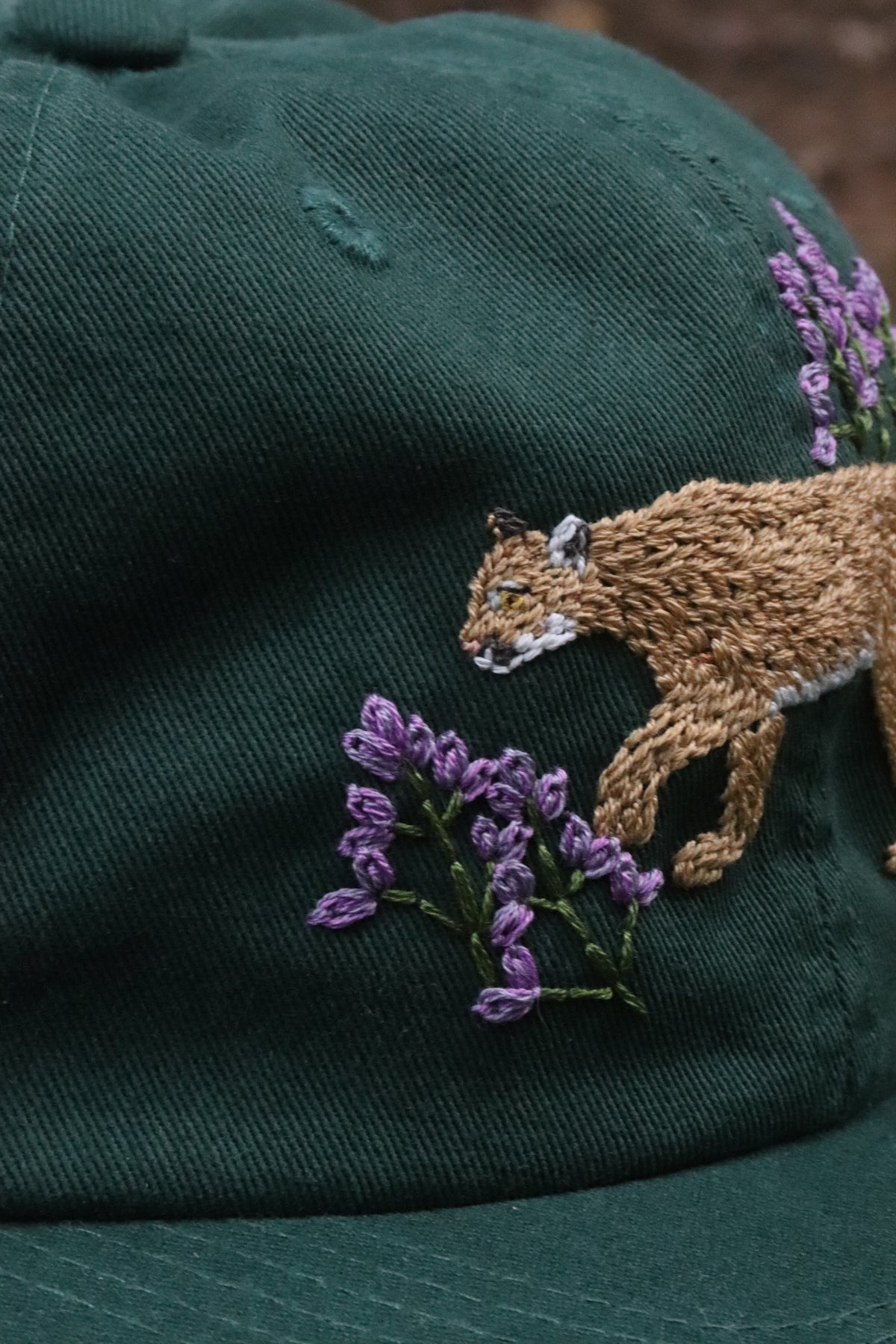 Somewhere in the Rockies: Mountain Lion and Lupine