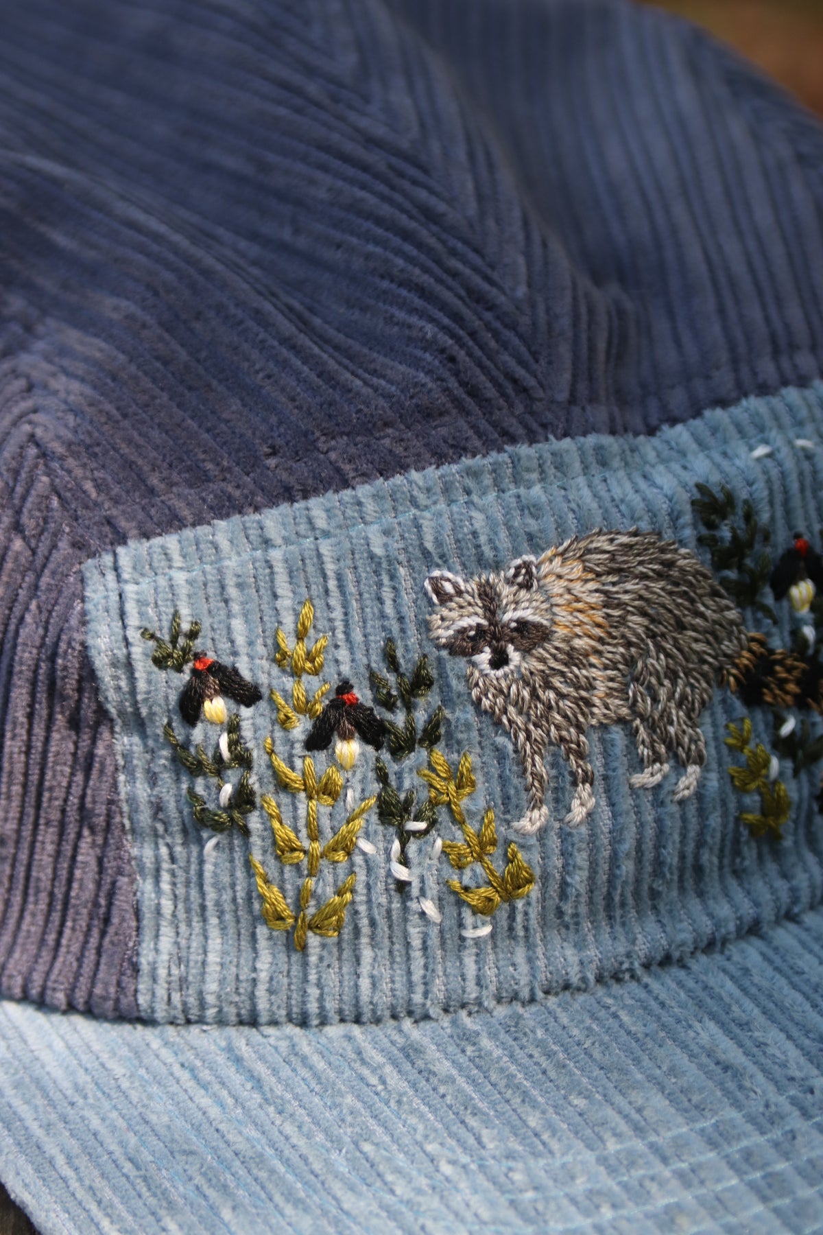 Enchanted Forest: Raccoon and Fireflies