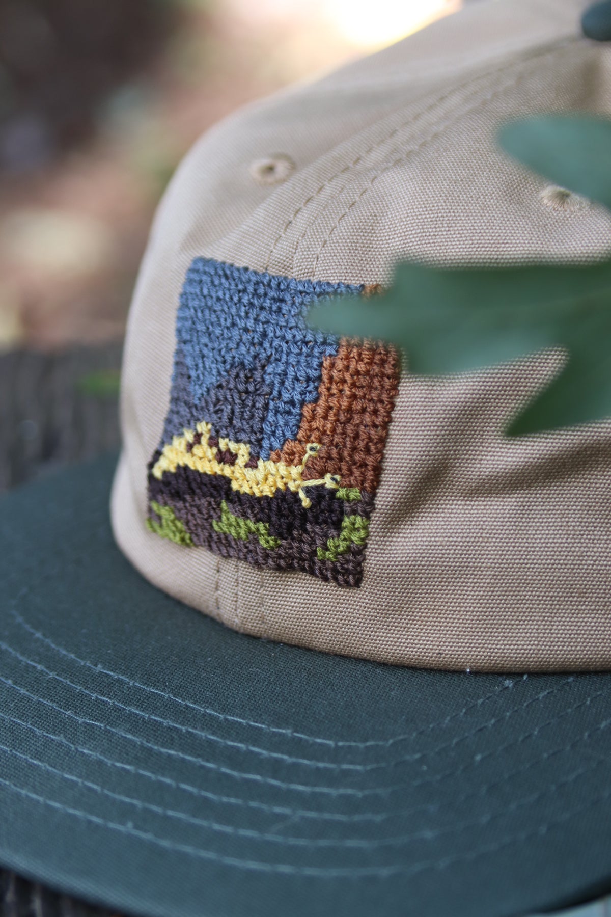 Enchanted Forest: Banana Slug Cross Stitch