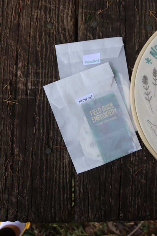 Woodland AND Nocturnal Stick n' Stitch Embroidery Pattern Combo Pack