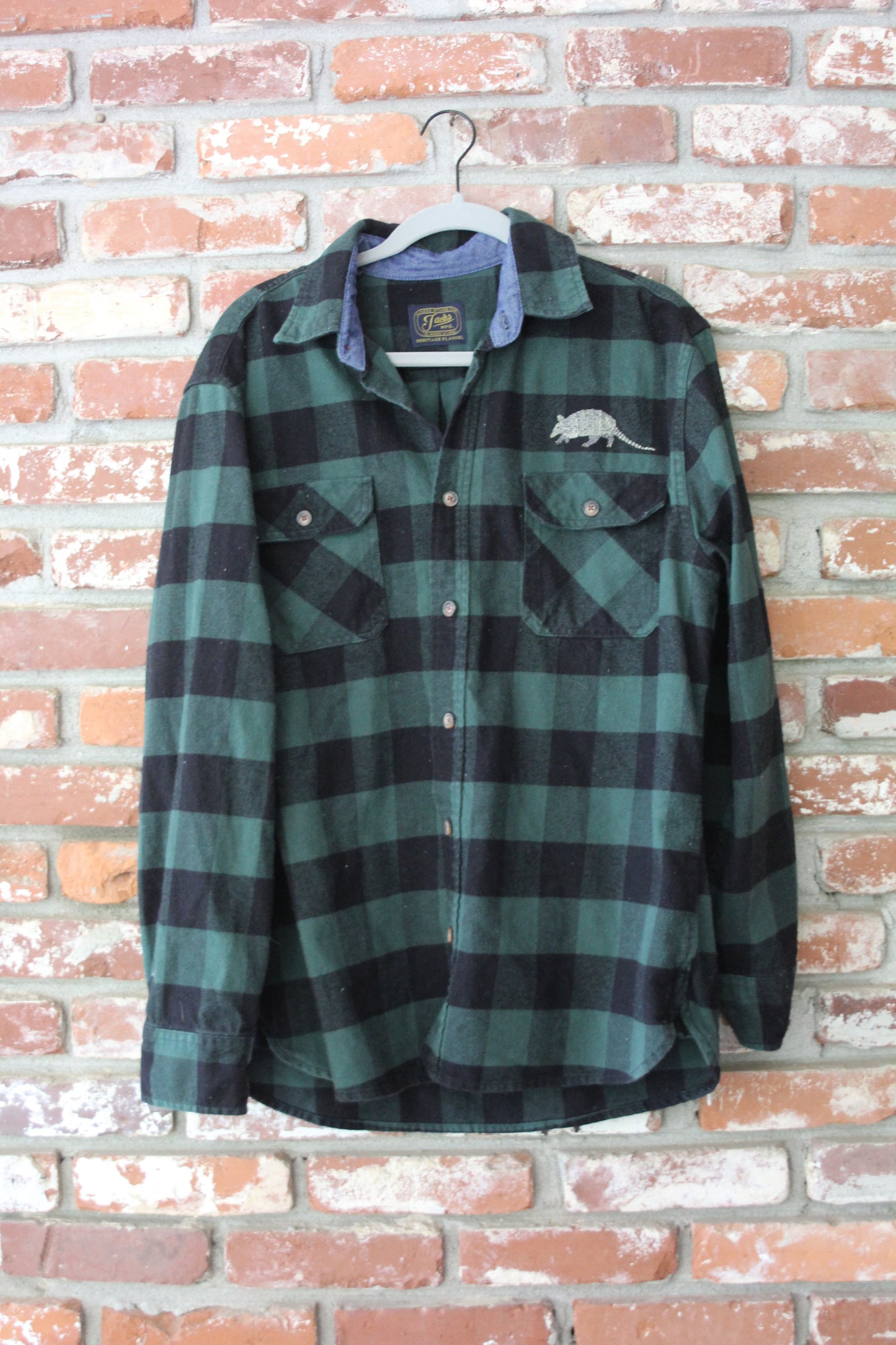 Large Armadillo Flannel