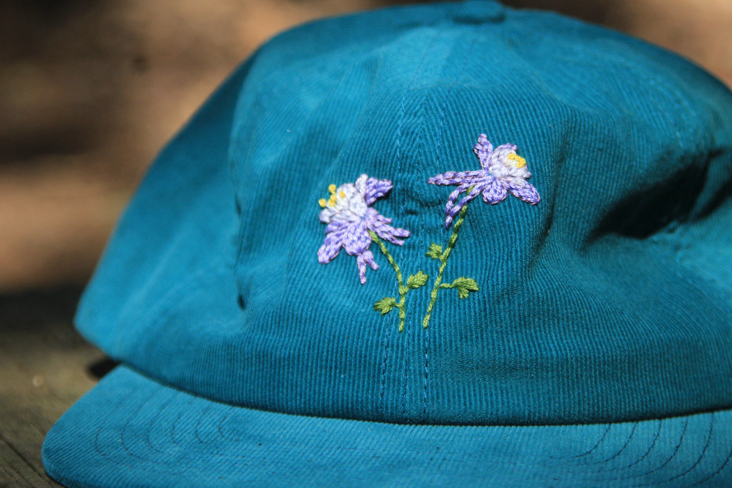 Columbine Hat (teal)